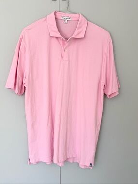 PETER MILLAR Men’s Crown Pique Polo Shirt in Palm Pink MS23K34